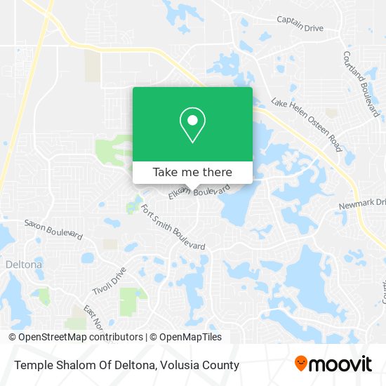 Mapa de Temple Shalom Of Deltona