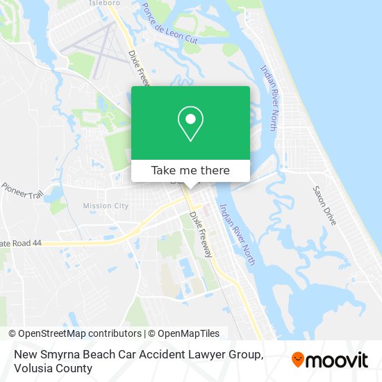 Mapa de New Smyrna Beach Car Accident Lawyer Group