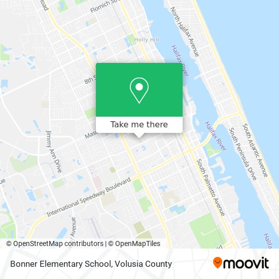 Bonner Elementary School map