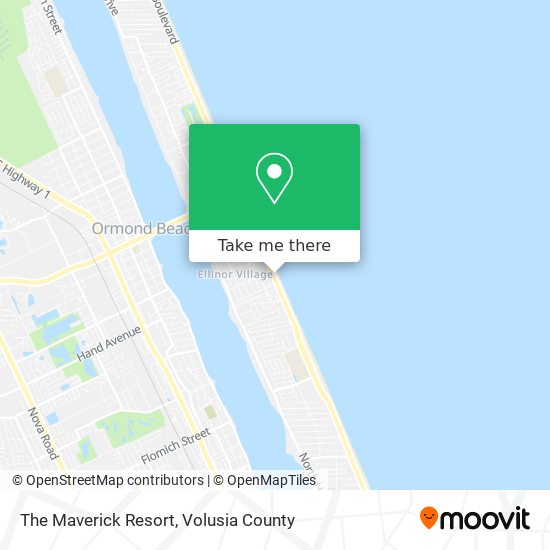 The Maverick Resort map