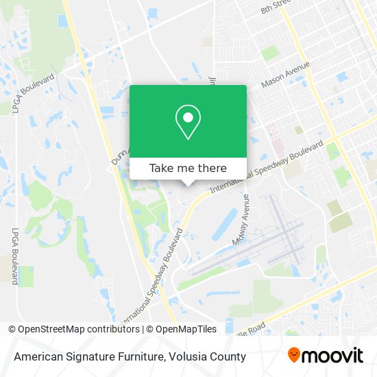 Mapa de American Signature Furniture