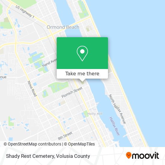 Shady Rest Cemetery map