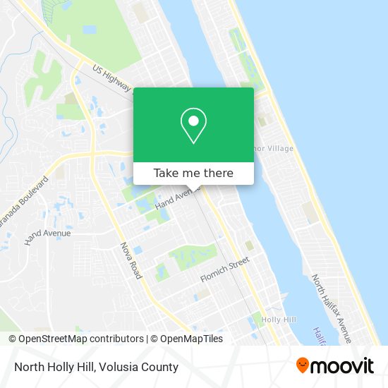 Mapa de North Holly Hill
