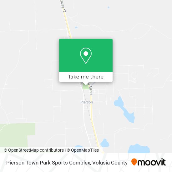 Pierson Town Park Sports Complex map