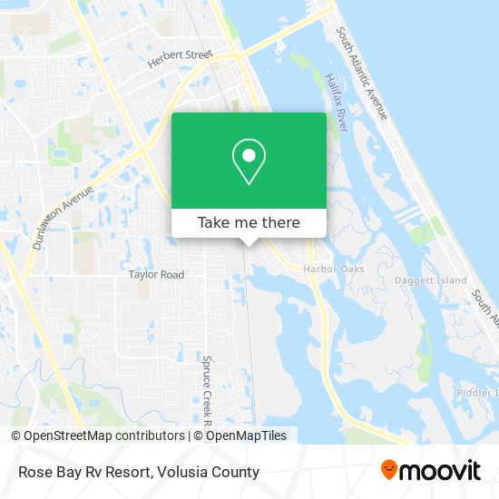Rose Bay Rv Resort map