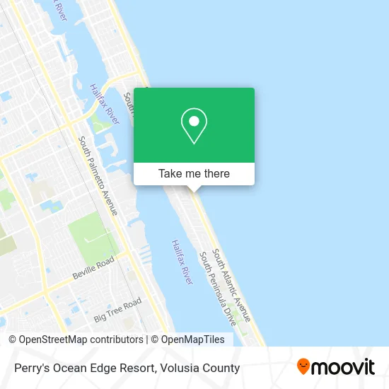 Perry's Ocean Edge Resort map
