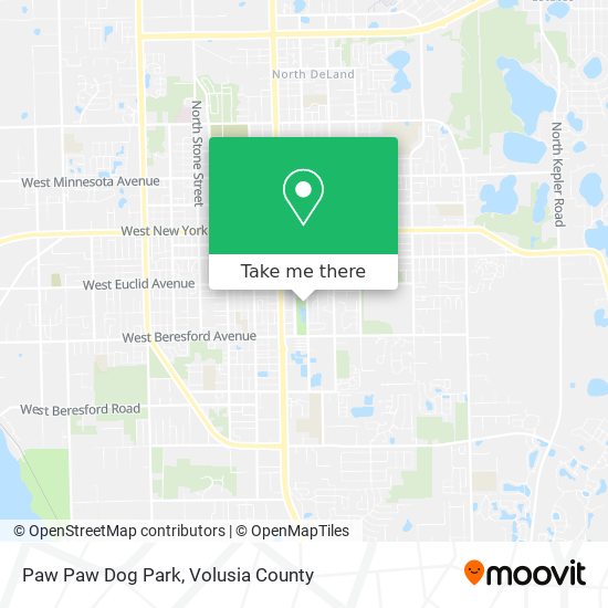 Paw Paw Dog Park map
