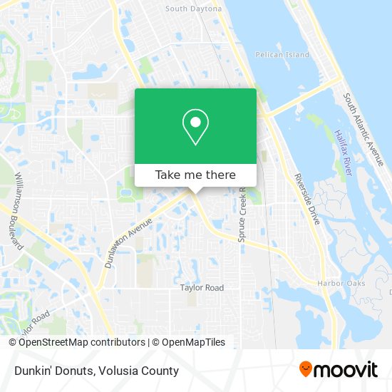 Dunkin' Donuts map