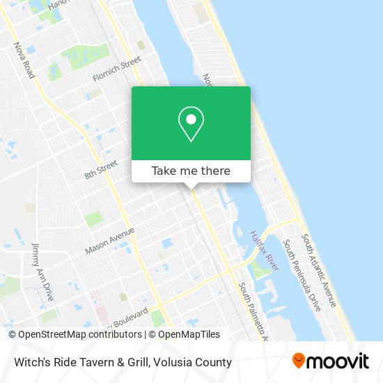 Mapa de Witch's Ride Tavern & Grill