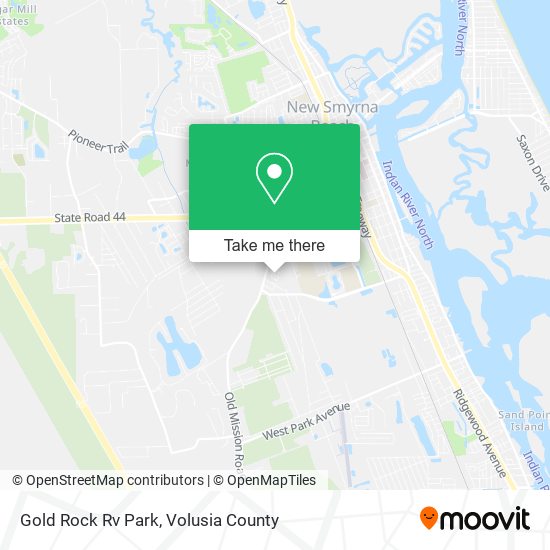 Gold Rock Rv Park map