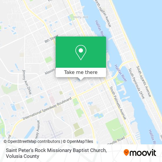 Mapa de Saint Peter's Rock Missionary Baptist Church