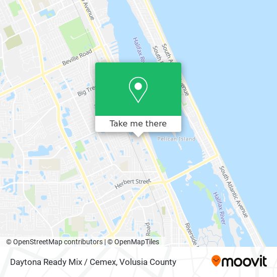 Mapa de Daytona Ready Mix / Cemex