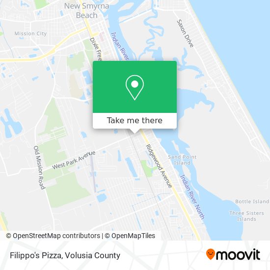 Mapa de Filippo's Pizza