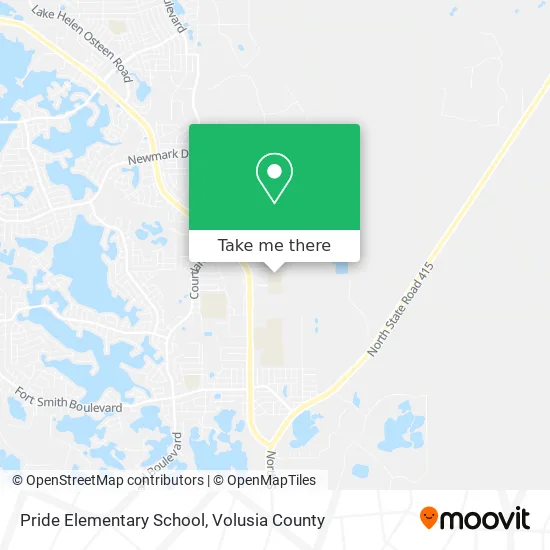 Pride Elementary School map