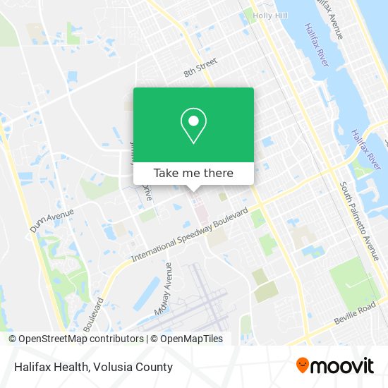 Halifax Health map