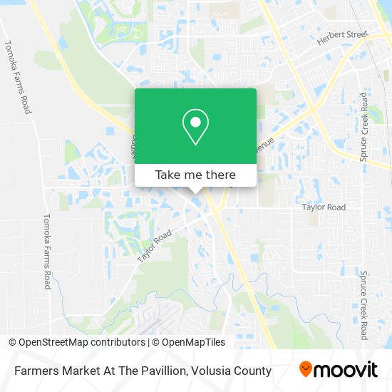 Farmers Market At The Pavillion map