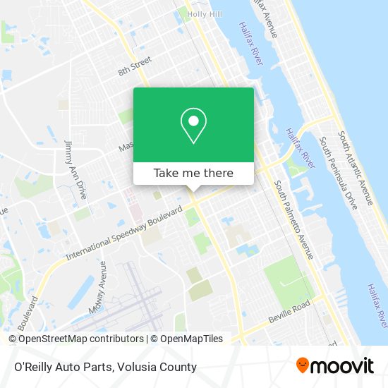 O'Reilly Auto Parts map