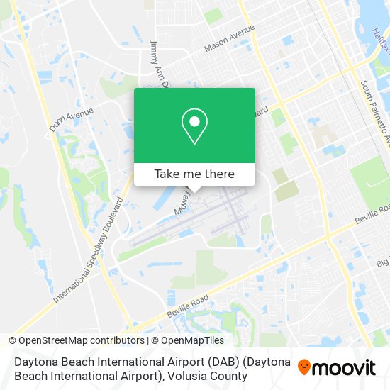 Daytona Beach International Airport (DAB) (Daytona Beach International Airport) map