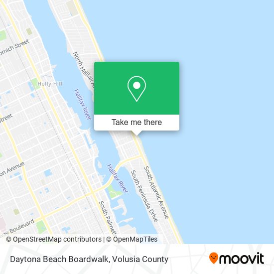 Mapa de Daytona Beach Boardwalk