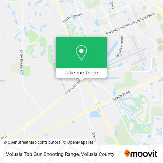 Mapa de Volusia Top Gun Shooting Range