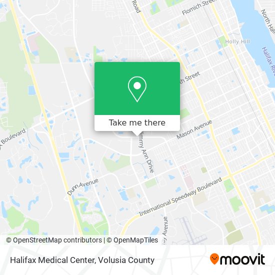 Mapa de Halifax Medical Center