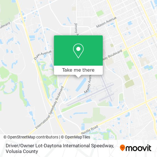 Mapa de Driver / Owner Lot-Daytona International Speedway