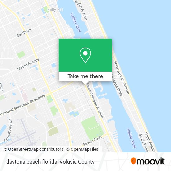 Mapa De Daytona Beach Cómo Llegar A Daytona Beach Florida En Daytona Beach En Autobús?
