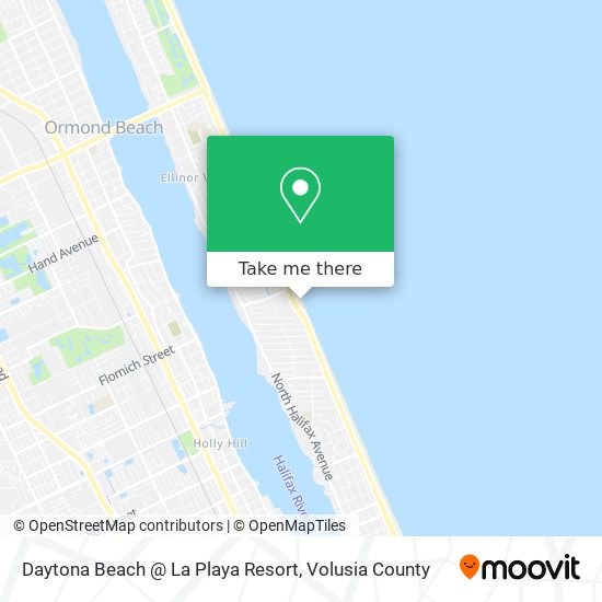 Mapa de Daytona Beach @ La Playa Resort