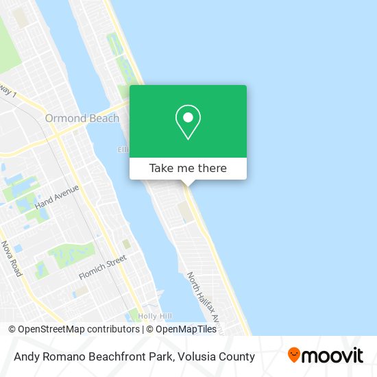 Mapa de Andy Romano Beachfront Park