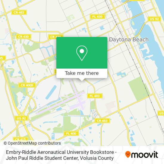 How To Get To Embry Riddle Aeronautical University Bookstore John Paul Riddle Student Center In Daytona Beach By Bus Moovit