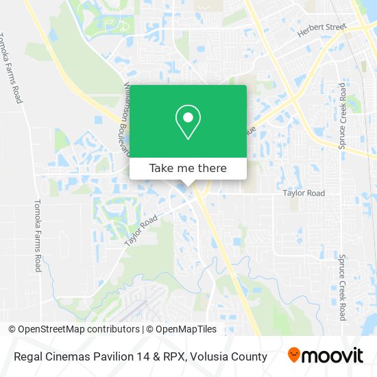 Mapa de Regal Cinemas Pavilion 14 & RPX