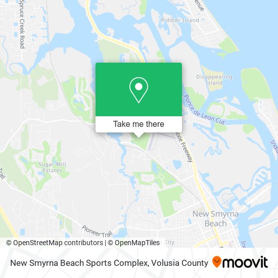 New Smyrna Beach Sports Complex map