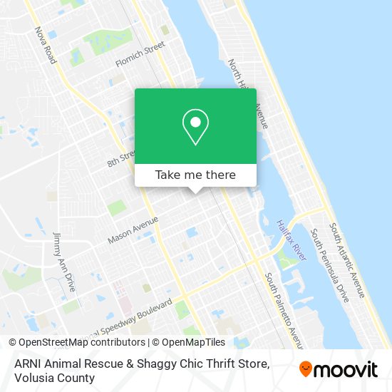 ARNI Animal Rescue & Shaggy Chic Thrift Store map