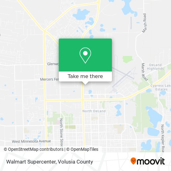 Walmart Supercenter map