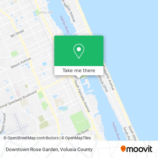 Mapa de Downtown Rose Garden
