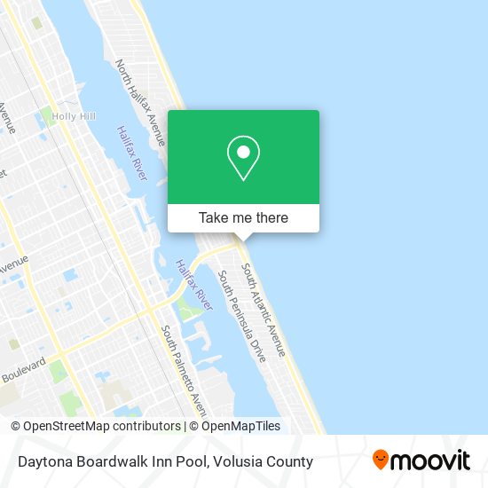 Mapa de Daytona Boardwalk Inn Pool