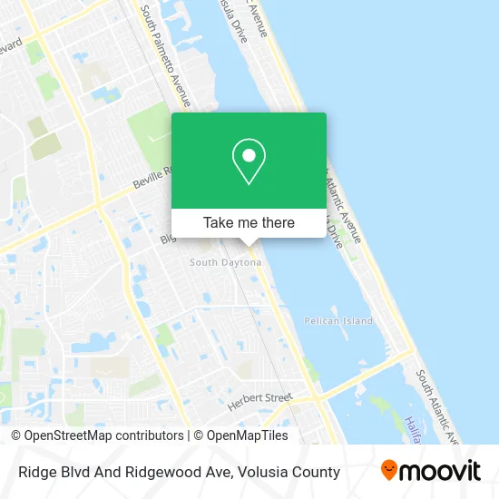 Ridge Blvd And Ridgewood Ave map