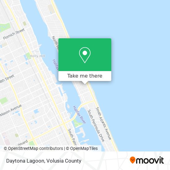 Daytona Lagoon map