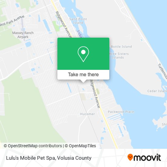 Lulu's Mobile Pet Spa map