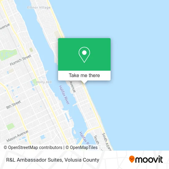 R&L Ambassador Suites map