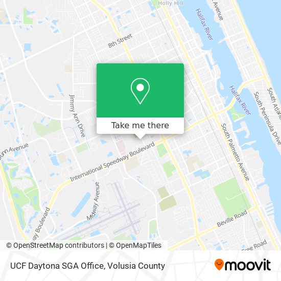 Mapa de UCF Daytona SGA Office
