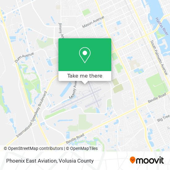 Phoenix East Aviation map