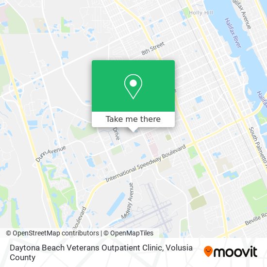 Mapa de Daytona Beach Veterans Outpatient Clinic
