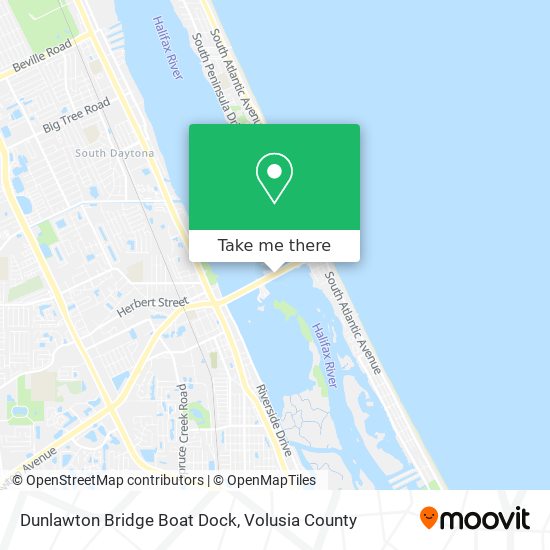 Mapa de Dunlawton Bridge Boat Dock