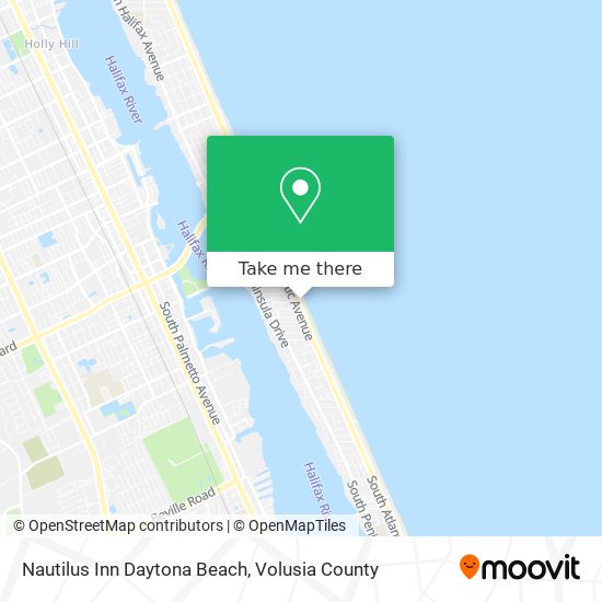 Nautilus Inn Daytona Beach map
