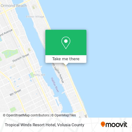 Tropical Winds Resort Hotel map