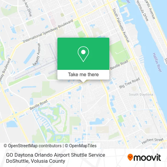 GO Daytona Orlando Airport Shuttle Service  DoShuttle map