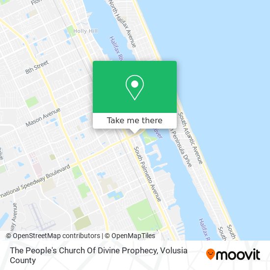 Mapa de The People's Church Of Divine Prophecy