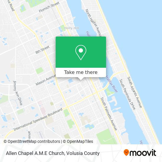 Mapa de Allen Chapel A.M.E Church