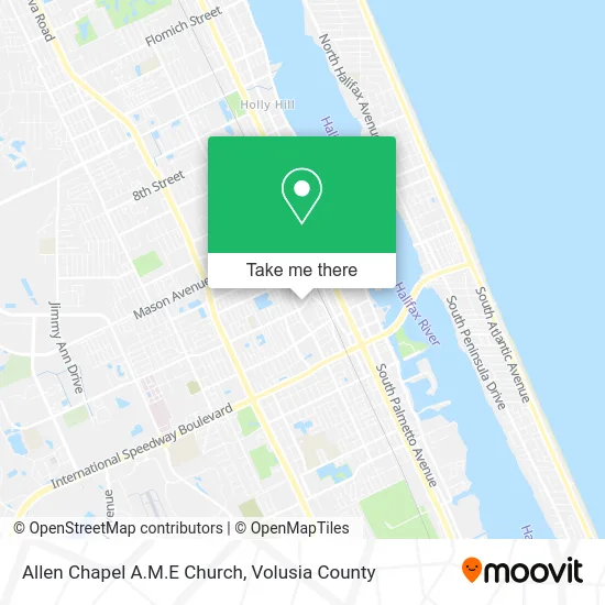 Allen Chapel A.M.E Church map